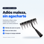 Rastrillo Deshierbador de Acero Multiuso