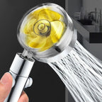 Ducha turbo ahorradora con hélice y alta presión