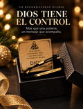 Pulsera Dios tiene el control en caja de regalo con tarjeta de mensaje de fe