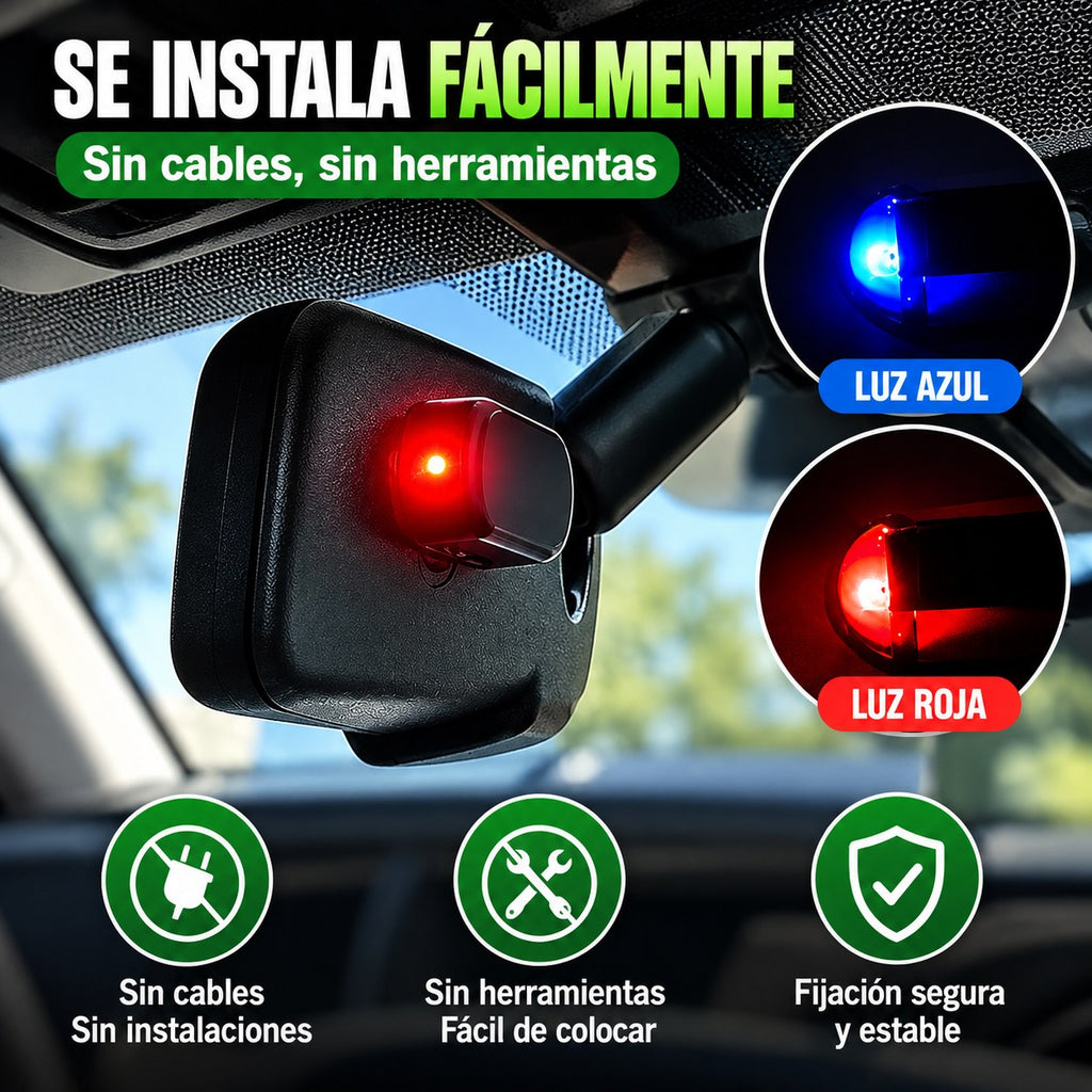 Instalación fácil sin cables ni herramientas