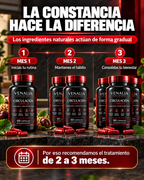Tratamiento recomendado de 2 a 3 meses con VENALIA