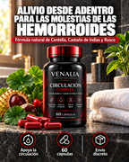 VENALIA Circulación Complex, cápsulas naturales para las molestias de las hemorroides